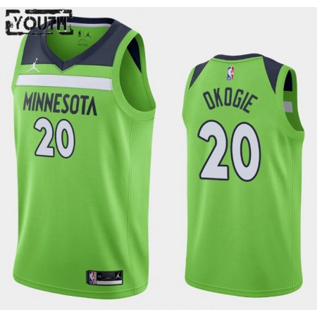 Kinder NBA Minnesota Timberwolves Trikot Josh Okogie 20 Jordan Brand 2020-2021 Statement Edition Swingman